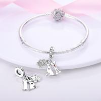 LAZA-Colgante de Plata de Ley 925 con forma de Animal, accesorio Original para pulsera, collar, perro, gato, abeja, tortuga - details 12