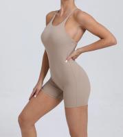 Mono de yoga Peach para levantamiento de glúteos y espalda hermosa para correr al aire libre para mujer, ejercicio ajustado, mono de fitness de secado rápido - details 30