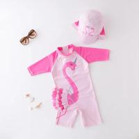 Conjunto de Natación de Moda para Niñas Pequeñas 2025 Traje de Baño de Surf con Gorra - details 38