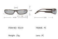 Gafas de Sol para Hombres Marco Rectangular Narrow Certificado CE Hechas en China - details 2