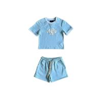 Conjunto deportivo de verano Syna World Drill para mujer, camiseta y pantalones cortos estilo hip hop - details 7
