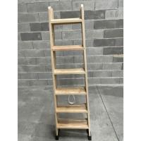 Tijera de Madera Pino Doble Subida Certificadas. ¡Ideal para Profesionales Pintor, Escayolista, Electricista o hasta para su hogar! 6+6 Peldaños, H.145 cm. Ref. BTF-MDP006 - details 3