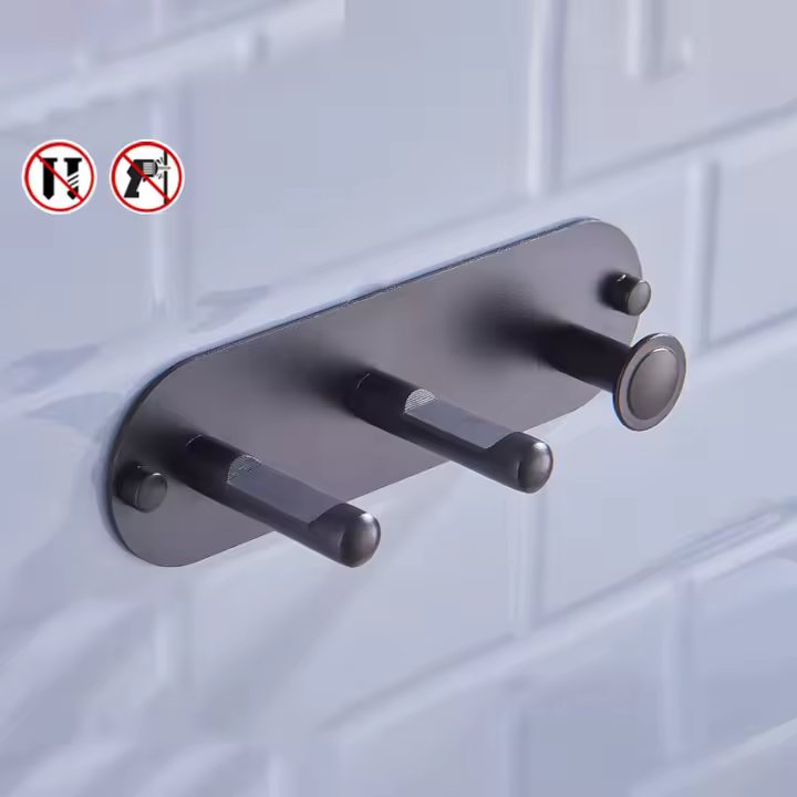 Soporte para Secador de Pelo Supersónico, Soporte para Accesorios de Secador de Pelo Dyson para Montaje en Pared para Baño, Sin Perforación - 1