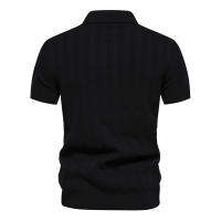 Polo de punto para hombre, manga corta y cuello vuelto, novedad - details 4