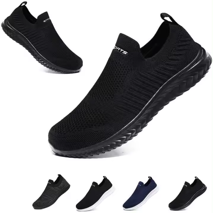 Zapatillas deportivas sin cordones para hombre y mujer, informales, cómodas, para enfermeras. - 1