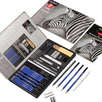 Lápiz y Juego de Dibujo para Arte  Set de Herramientas de Pintura al Agua Lápiz Metálico de 36 Piezas para Artistas - details 3