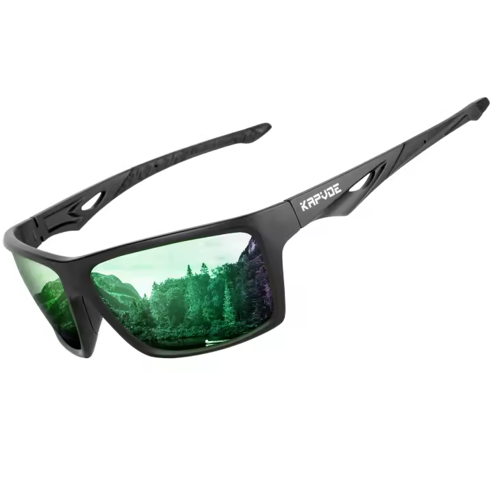 KAPVOE-Gafas de Sol Polarizadas con Intercambiables para hombre y mujer, lentes Deportivas para correr, MTB, Bicic, TR90 - 1