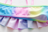 Traje de baño para niñas de 3 a 12 años, traje de baño para chicas adolescentes, conjunto de Bikini de arcoíris para niños, traje de baño de dos piezas para niños, Bikini Infantil - details 4