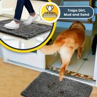 Alfombra para Perros Absorbente de Humedad y Suelo Ladrado Antideslizante, Lavable, Secado Rápido para Uso Interior - details 2
