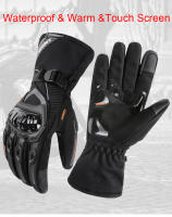 Guantes impermeables para motocicleta, manoplas cálidas para Invierno, Guantes impermeables para operación con pantalla táctil - details 1