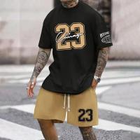 Traje con estampado 3D para hombre, ropa de talla grande, pantalones cortos de manga corta, ropa deportiva informal de verano, novedad de 2025 - details 6