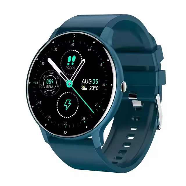 ZL02D-reloj inteligente deportivo para hombre y mujer, accesorio de pulsera resistente al agua IP68 con llamadas, Bluetooth y pantalla táctil completa - 1