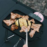 FireMaple - Juego de mini platos para barbacoa, antiadherente, grueso, resistente al calor, multifuncional, para acampar al aire libre - details 6