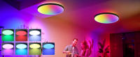 Lámpara de techo de Alta luminosidad para Decoración de interiores plafón Led para dormitorio salón Luz impermeable RGB - details 13