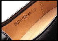 Zapatos Formales De Cuero Para Hombre Marca De Lujo 2023 Mocasines De Vestir Negros Talla Grande 38-44 Cierre SLIP-ON Antideslizantes Transpirables - details 5