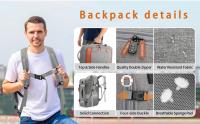 Mochila de Laptop para Viajes, Impermeable, Expandible, Aprobada para Vuelo, Anti-Robo, 42L de Capacidad Ideal para Deportes y Caza - details 4