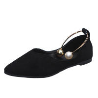 Zapatos planos de punta estrecha con estampado de leopardo para mujer, zapatillas informales transpirables sin cordones para exteriores, 2022 - details 21