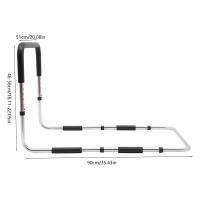 Cama de ayuda de pie, Riel de cama para personas mayores y adultos, cama de ayuda de pie, protección contra caídas ajustable en altura para personas mayores - details 1