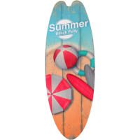 Tabla de surf colgante de madera para playa, decoración de pared de Bar Tropical temática de verano, bienvenido al Paraíso, letrero de puerta para habitación del hogar - details 0