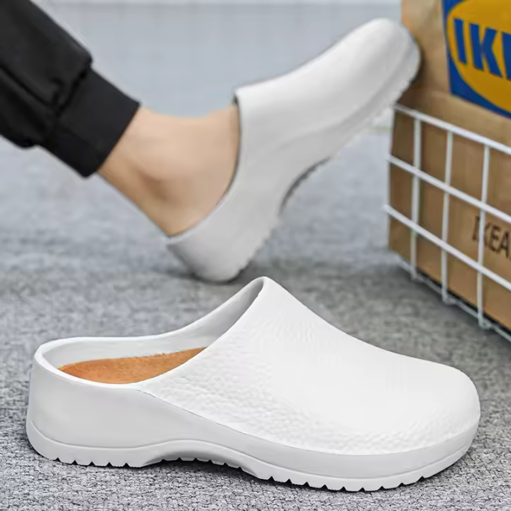Zapatillas de Verano para Hombre Suaves Ligeros Informales de EVA Antideslizantes Resistentes al Aceite para Chef Zapatos de Cocina para Enfermera - 1