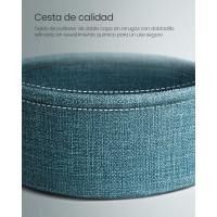 Mesa Lateral Redonda Moderna Espaciosa para Sala de Estar, Dormitorio, Mesita de Noche - details 50
