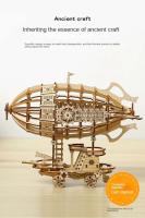 Rompecabezas de madera 3d para niños, conjunto de modelos de construcción mecánicos Montessori DIY, juguetes para construir motocicletas, dirigibles, coches, trenes - details 55