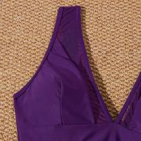 Traje de Baño de Una Pieza Bajo la Espalda 2025 Traje de Baño Sexy con Cuello en V - details 20