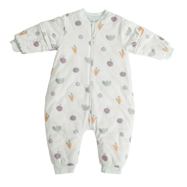 Saco de Dormir para Bebé HOUSBAY con Pies para Invierno, Manta Usable con Piernas, Saco para Niños Pequeños, Grueso 2.5 TOG, Verde Vegetal