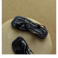Verano nuevas señoras sandalias planas de tiras, suela de goma antideslizante, zapatos de las mujeres de moda - details 14