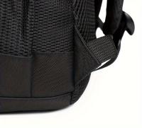 Moqueta Aleatoria con Cremallera, Mochila de Gran Capacidad para Senderismo al Aire Libre y Acampada para Hombres, Compatible con Portátil de 17 Pulgadas, Mochila Escolar Duradera con Múltiples Compartimentos, Diseño Multicapa, Protección Lumbar - details 7