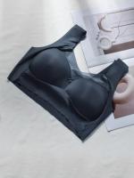 Ropa interior de 2 uds., sujetador sin costuras para mujer, Tops sexis de talla grande, ropa interior pequeña y cómoda sin anillo de acero - details 15