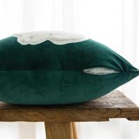 Almohada bordada para sofá, funda decorativa con respaldo de flores, estilo nórdico, 1 unidad - details 2