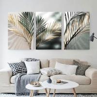 Cuadro de Pintura Nórdica Moderna en Lienzo con Marco Abstracto Geométrico 3PCS Decoración de Pared para Sala de Estar DHROOM - details 7