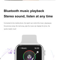 Reloj inteligente para hombre y mujer Watch 10 Serie 9 con 1,85 pulgadas de AMOLED pantalla, llamadas bluetooth,Súper serie NFC, carga inalámbrica,100 + modo deportivo,200 + dial personalizado,Reloj impermeable para Android IOS,Regalos de Navidad - details 19