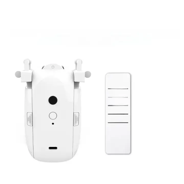 Robot De Cortina Inteligente Con Riel T/U Automático Control Remoto Motor De Cortina Blanco - 1