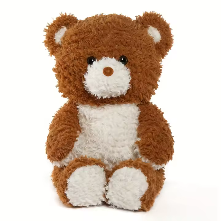 Peluche de osito de peluche de color marrón oscuro, 20,5 pulgadas, animal de peluche de poliéster suave para jóvenes y novias - 1