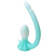 Consolador Anal, Juguetes sexuales luminosos para mujeres, pene, Animal/monstruos, consoladores de caballo, tapón Anal suave de silicona, juguetes sexuales para adultos, pene de dragón 18+ - details 4