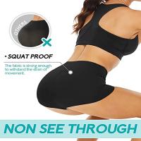Ropa ajustada de cintura alta para mujer, moda de verano 2025, ropa deportiva para gimnasio, pantalones cortos para correr, pantalones cortos de entrenamiento ajustados a prueba de costuras para Yoga - details 6