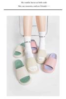 Venta al por mayor, chanclas de moda antideslizantes para interiores personalizadas, resistentes al desgaste, ropa exterior informal de verano, zapatillas de playa con parte inferior gruesa - details 1