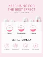 Suero facial blanqueador Sakura, antienvejecimiento, líneas finas, aprieta los poros, mejora el pigmento de melanina, crema hidratante opaca, ilumina el cuidado de la piel - details 8
