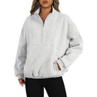 Otoño Invierno nueva moda sudadera Casual mujer bolsillo pulóver cuello alto manga larga Top - details 27