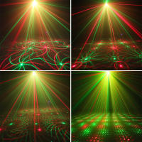 ESHINY Mini 4in1 Pattern Effect R&G Audio Star Whirlwind Laser Projector Stage Disco DJ Club Bar KTV Family Party Light Show P14 - details 6