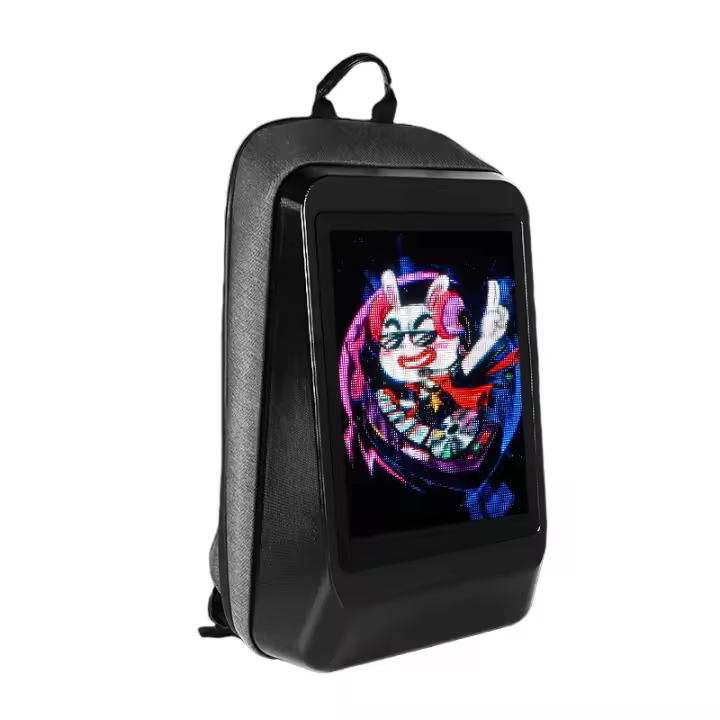Mochila Inteligente con Pantalla LED para Negocios, Paquete De Luz Publicitaria - 1
