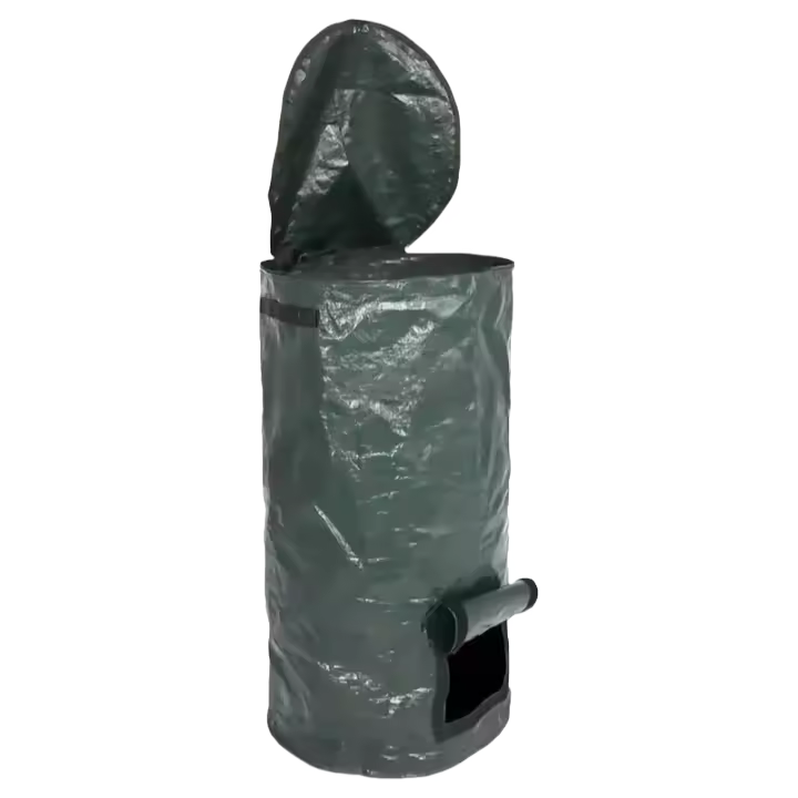 Bolsa De Compostaje Al Aire Libre Reutilizable Bolsa De Basura Para Cocina Recolección De Residuos Nutrientes Para Suelo Dos Manijas - 1