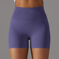 Pantalones cortos de yoga para mujer, pantalones cortos Fiess para correr, ciclismo, transpirables, cintura alta, entrenamiento, gimnasio, verano - details 69