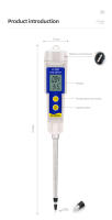 2 IN 1 Soil Meter Soil EC and Temperature Tester EC-315  Waterproof 0~4.00mS/cm Multipurpose Conductivity Tester with ATC - details 7