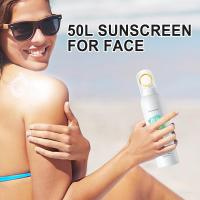 SPF50 protector solar facial en aerosol 50ml loción de protección solar facial bloqueador solar en aerosol crema protectora solar protección solar para el cuerpo y la cara - details 7