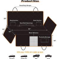 Cojín para asiento de coche de mascota, cojín para respaldo de asiento de coche, impermeable y resistente a las manchas - details 6