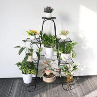 UNHO Estanterias para Plantas de Metal Soporte Escalera Macetas Decorativo 93x25x129cm - details 5