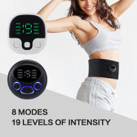 EMS estimulador muscular Abs, entrenador Abdominal, cinturón tonificador, recarga USB, pérdida de peso corporal, gimnasio en casa, Fitness, Unisex - details 4